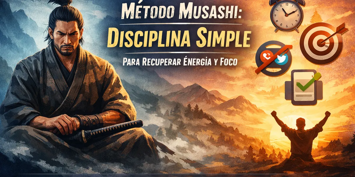 Método Musashi: disciplina simple para recuperar energía y foco