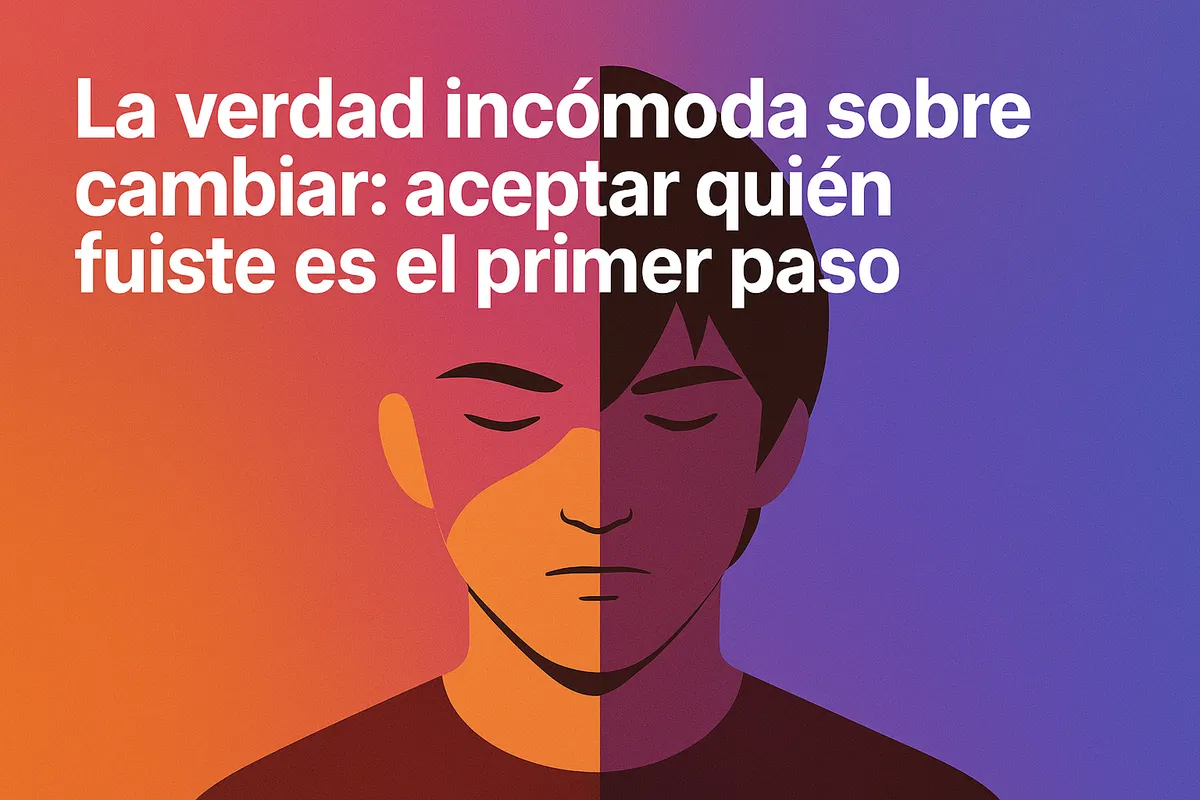 La verdad incómoda sobre cambiar: aceptar quién fuiste es el primer paso